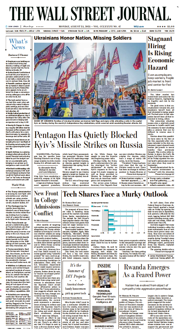 WSJ 华尔街日报20250825