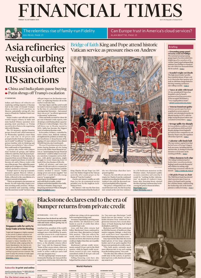 Financial Times 金融时报20251024
