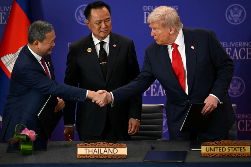 华尔街日报:特朗普与东南亚国家达成贸易协议