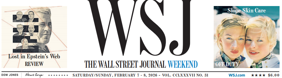 WSJ Weekend 华尔街日报周末版 20260207-08