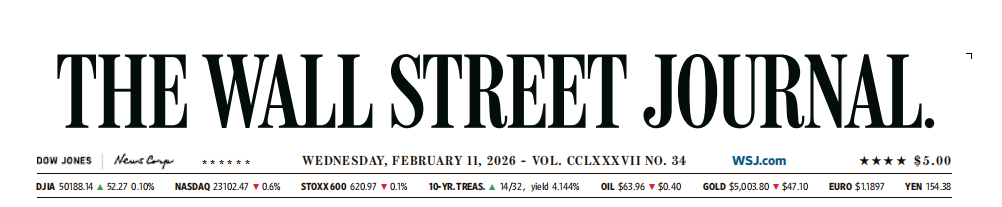 WSJ 华尔街日报 20260211