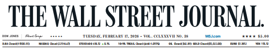 WSJ 华尔街日报20260217