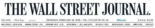 WSJ 华尔街日报 20260226