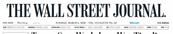 WSJ 华尔街日报 20260303