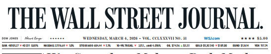 WSJ 华尔街日报 20260304