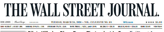 WSJ 华尔街日报 20260324