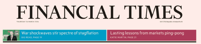 Financial Times 金融时报 2026026