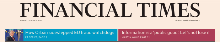 Financial Times 金融时报 20260330