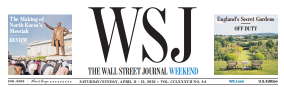 WSJ Weekend 华尔街日报周末版 20260411-12