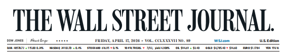 WSJ 华尔街日报 20260417