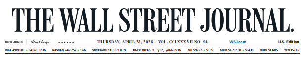 WSJ 华尔街日报 20260423