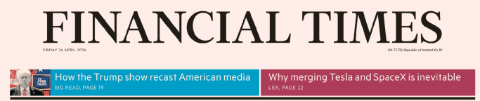 Financial Times 金融时报 20260424