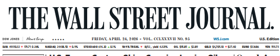 WSJ 华尔街日报 20260424