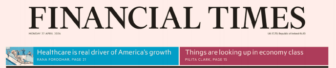 Financial Times 金融时报 20260427