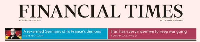 Financial Times 金融时报 20260429