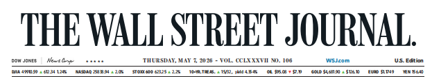 WSJ 华尔街日报 20260507