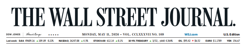 WSJ 华尔街日报 20260511