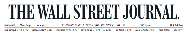 WSJ 华尔街日报 20260512