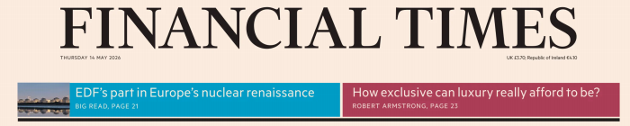 Financial Times 金融时报 20260514