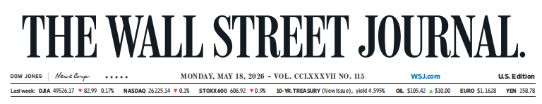 WSJ 华尔街日报 20260518