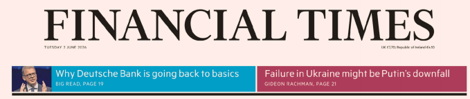 Fianacial Times 金融时报 20260602