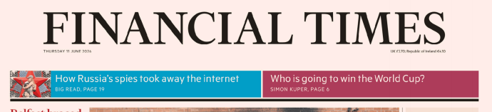 Financial Times 金融时报 20260610