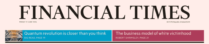 Financial Times 金融时报 20260612