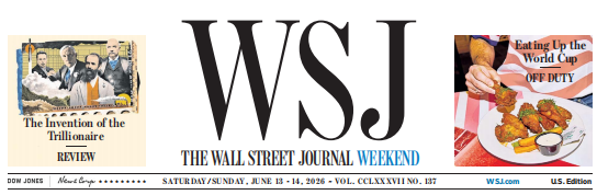 WSJ Weekend 华尔街日报周末版 20260613-14
