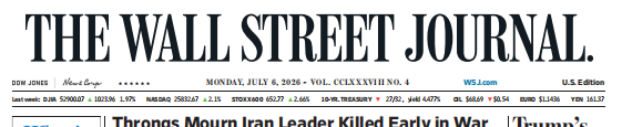 WSJ 华尔街日报 20260706