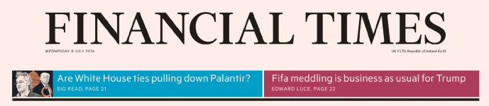 Financial Times 金融时报 20260708