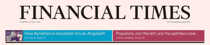 Financial Times 金融时报 20260730