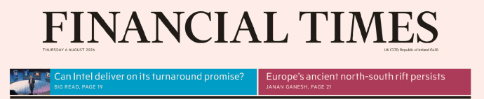 Financial Times 金融时报 20260806
