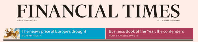 Financial Times 金融时报 20260817
