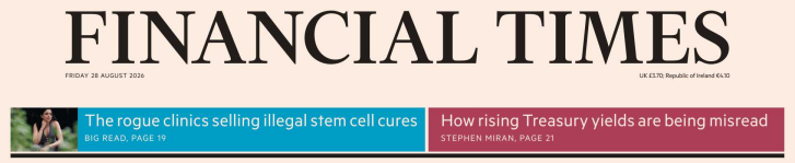 Financial Times 金融时报 20260828