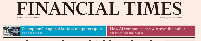 Financial Times 金融时报 20260903