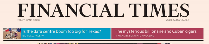 Financial Times 金融时报 20260904