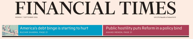 Financial Times 金融时报 20260907