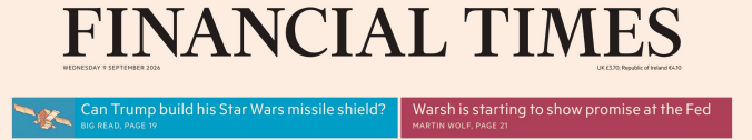 Financial Times 金融时报 20260909