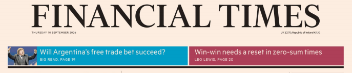 Financial Times 金融时报 20260910