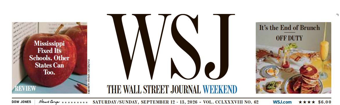 WSJ Weekend 华尔街日报 20260912-13