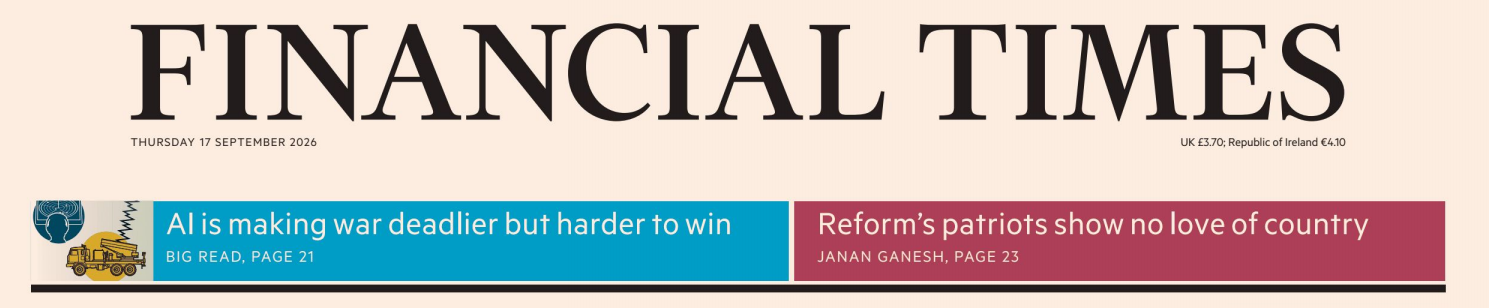 Financial Times 金融时报 20260717