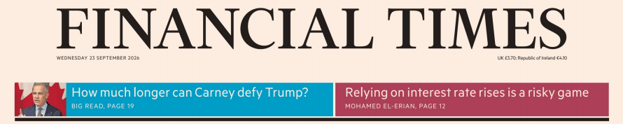 Financial Times 金融时报 20260923