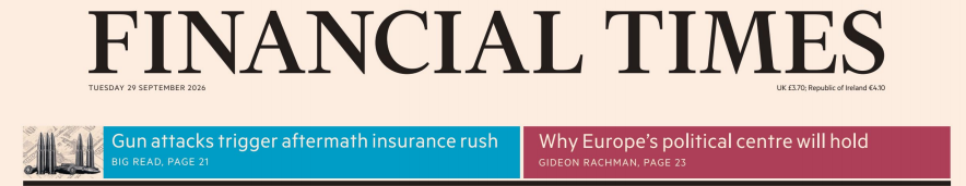 Financial Times 金融时报 20260929