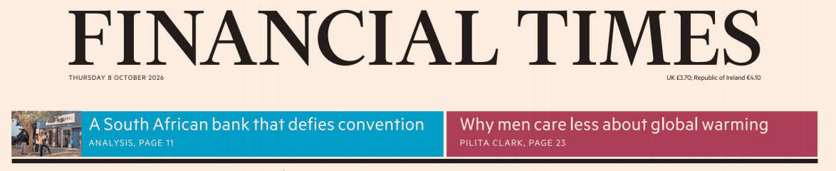 Financial Times 金融时报 20261008