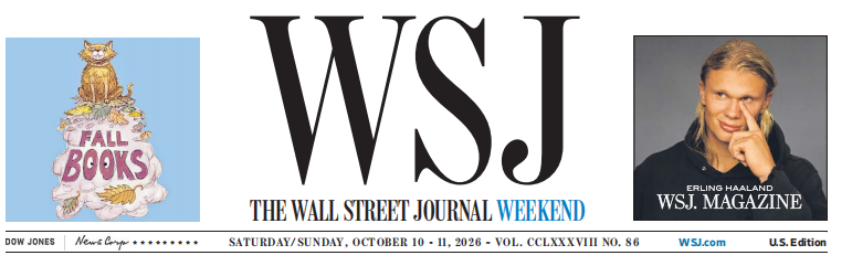 WSJ Weekend 华尔街日报周末版 20261010-11