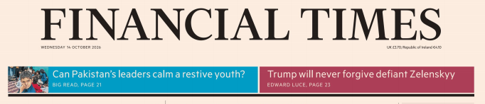 Financial Times 金融时报 20261013