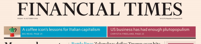 Financial Times 金融时报 20261016