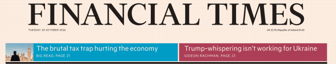 Financial Times 金融时报 20261020