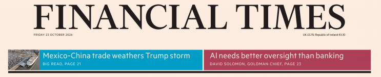 Financial Times 金融时报 20261023