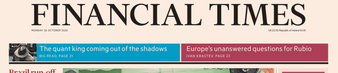 Financial Times 金融时报 20261026